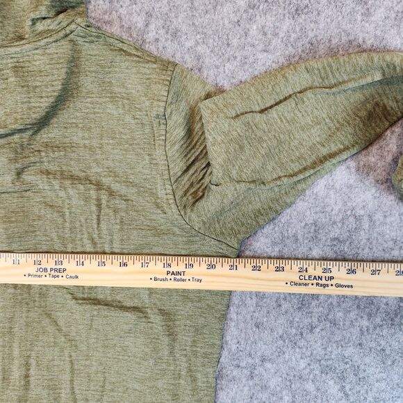 Peter Millar Apollo French Terry Hoodie Women L Green Golf Full Zip Pockets‎ - Picture 11 of 11
